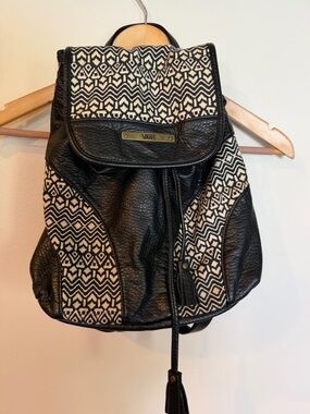 Vans Black and White Patterned Women's Backpack